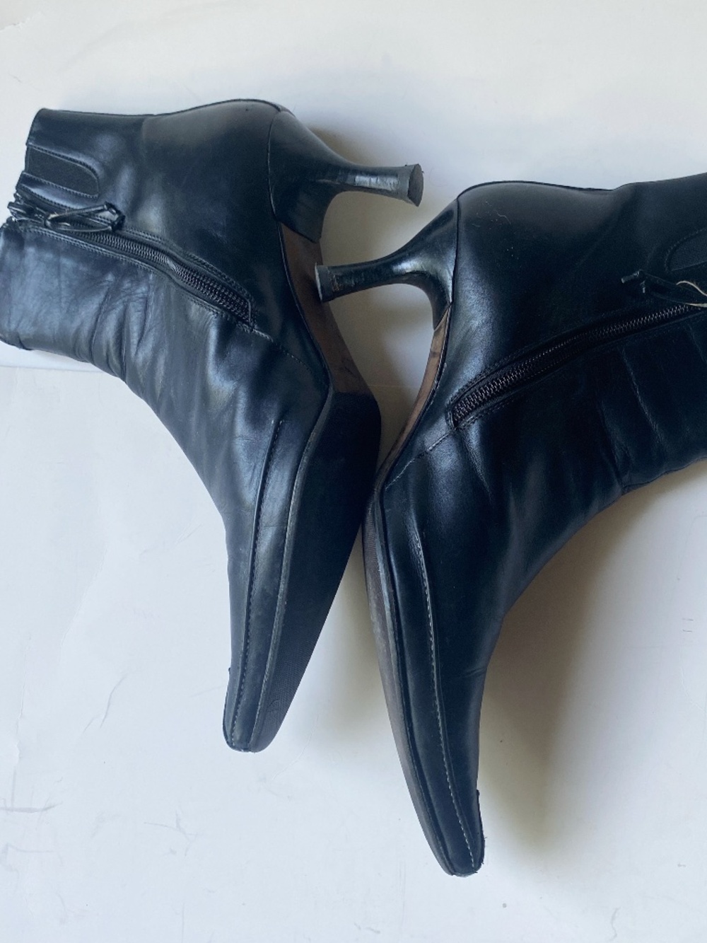 Donald Pliner Russell + Bromley leather ankle boots